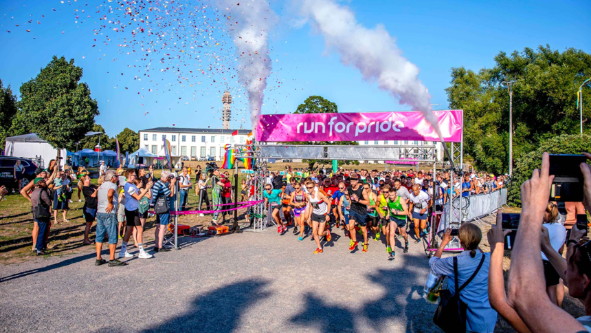 Run for Pride med hunden